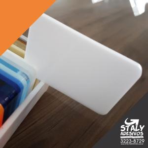 Acrilico Branco Acrilico     Pedido Minimo de R$ 50,00