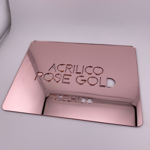 Acrilico Rose Gold Espelhado Acrilico     Pedido Minimo de R$ 100,00