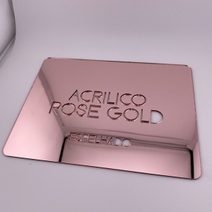 Acrilico Rose Gold Espelhado Acrilico     