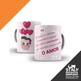 Caneca de Porcelana Cerâmica Branca  4x0 Brilho  