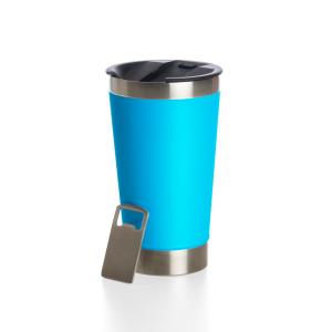 Copo Térmico 500ml com Abridor Aço Inoxidável 304  4x0  Gravação a LASER 