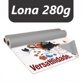 Lona Brilho 280g Lona Brilho 280g  4x0 Brilho  