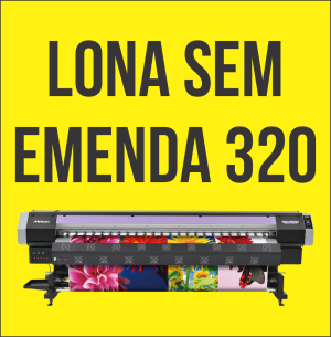 Lona 320 sem emenda Lona Brilho 440g  4x0 Brilho  Pedido Minimo de R$ 50,00