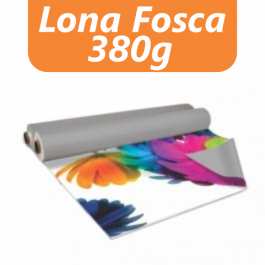 Lona Fosca 380g Lona fosca  380g  4x0 Fosca Sem acabamento  / Sem refile 