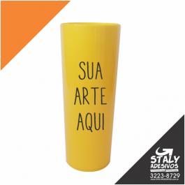 Long Drink Amarelo Fechado Acrilico  1x0  Brilho 350ml