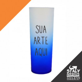 Long Drink Degrade Azul Acrilico  1x0  Brilho 340ml