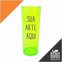 Long Drink Verde Neon Acrilico  1x0  Brilho 350ml