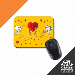 Mouse Pad  Grande Base de espuma 21 x 19 4x0 Poliester  