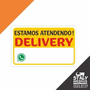 PLACA DELIVERY  40x25    