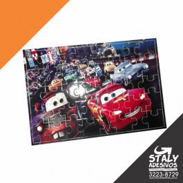 Quebra Cabeça Grande Papel Cartão 28 x 19,5 cm   Brilho 